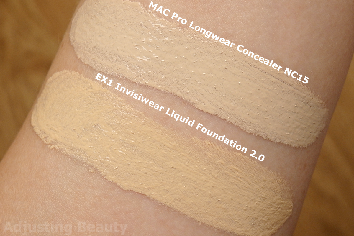 Review Ex1 Invisiwear Liquid Foundation 2 0 Adjusting Beauty