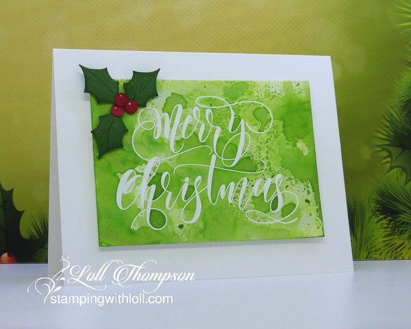 Christmas card cards handmade greeting almost wednesday quotes wordless snowman embossed quotesgram homemade momspotted snow thewowstyle Stamping with Loll: Merry Christmas with Holly