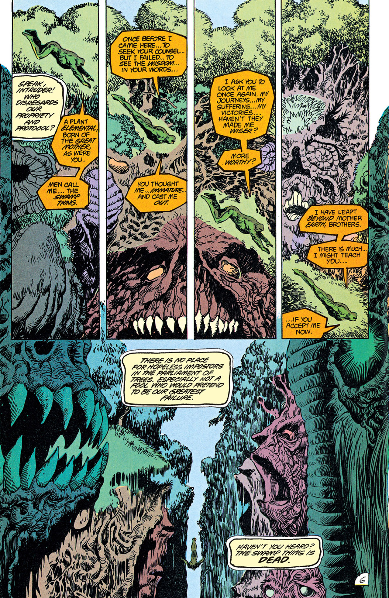 Read online Swamp Thing (1982) comic -  Issue #65 - 5
