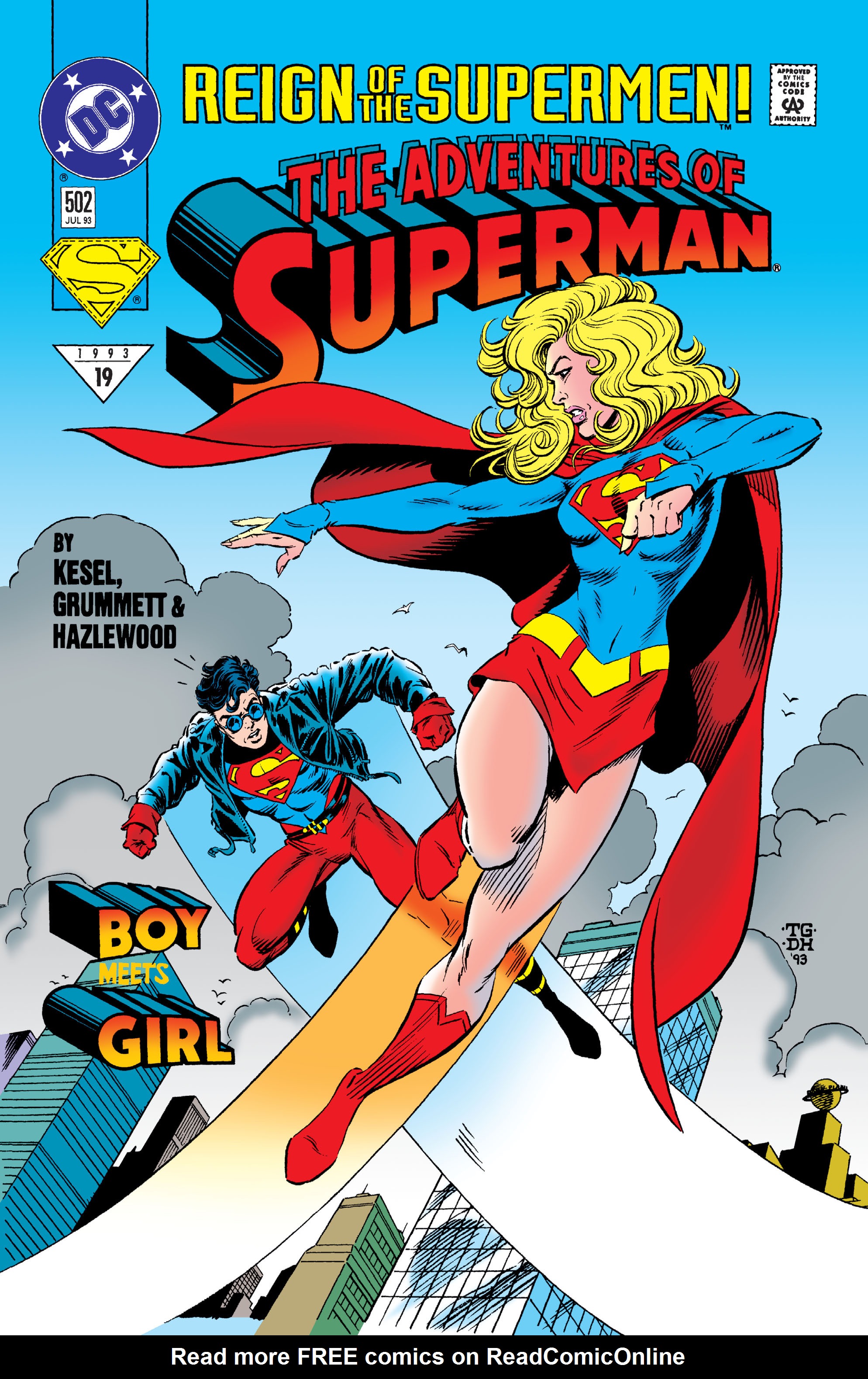 Read online Adventures of Superman (1987) comic -  Issue #502 - 1