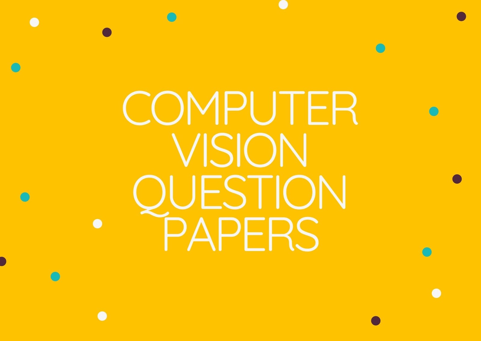 Computer vision essay image