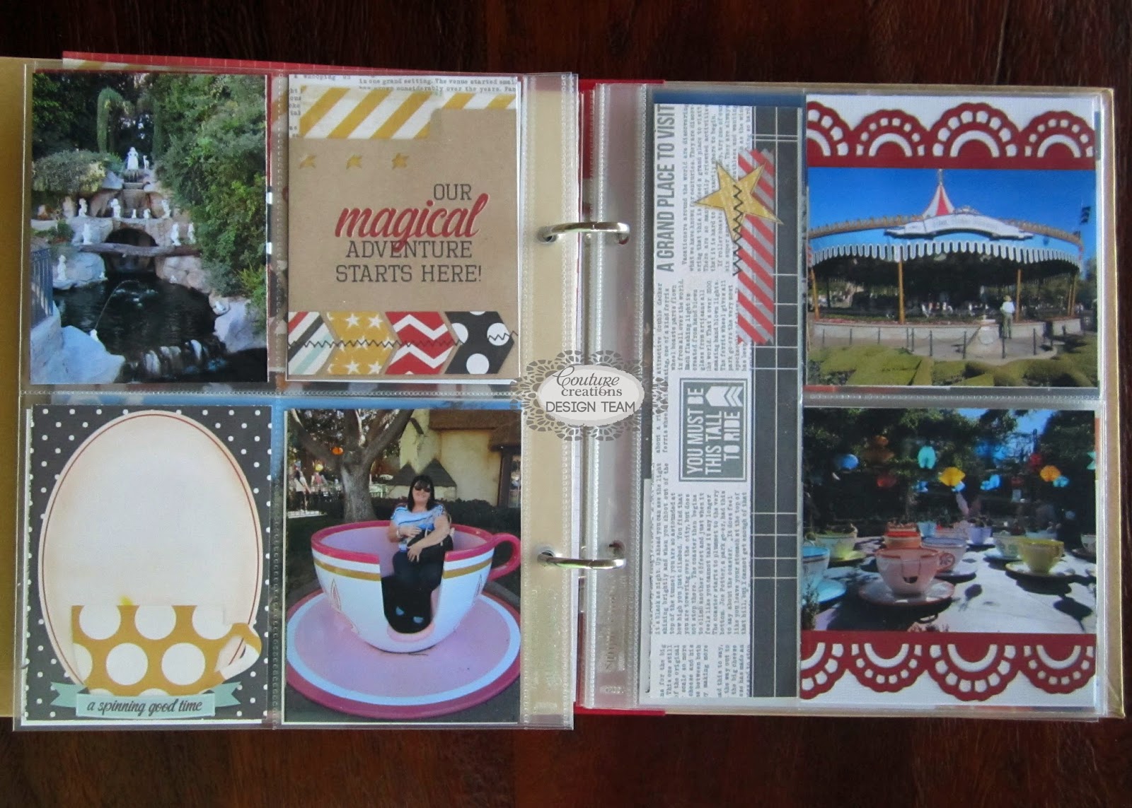 Disneyland Pocket Pages by Kerrie Gurney Couture Creations