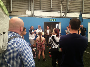 Ian Holloway' draws the raffle