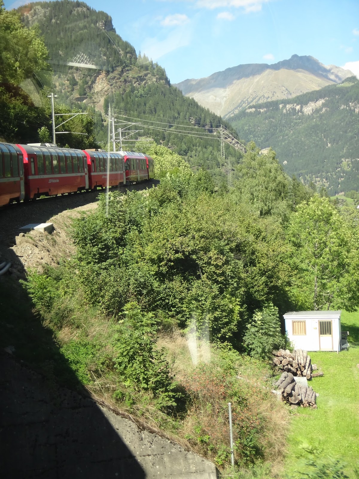Voila! Sally criss crossing Paris Varenna to Zurich...the