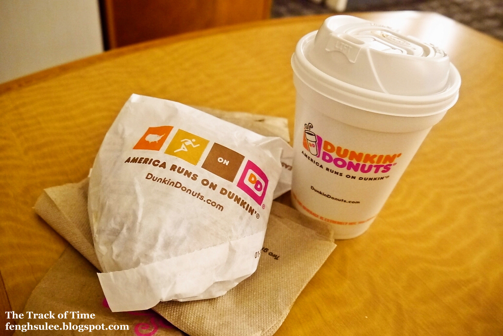 Dunkin' Donuts Sausage Egg and Cheese Croissant The Track of Time