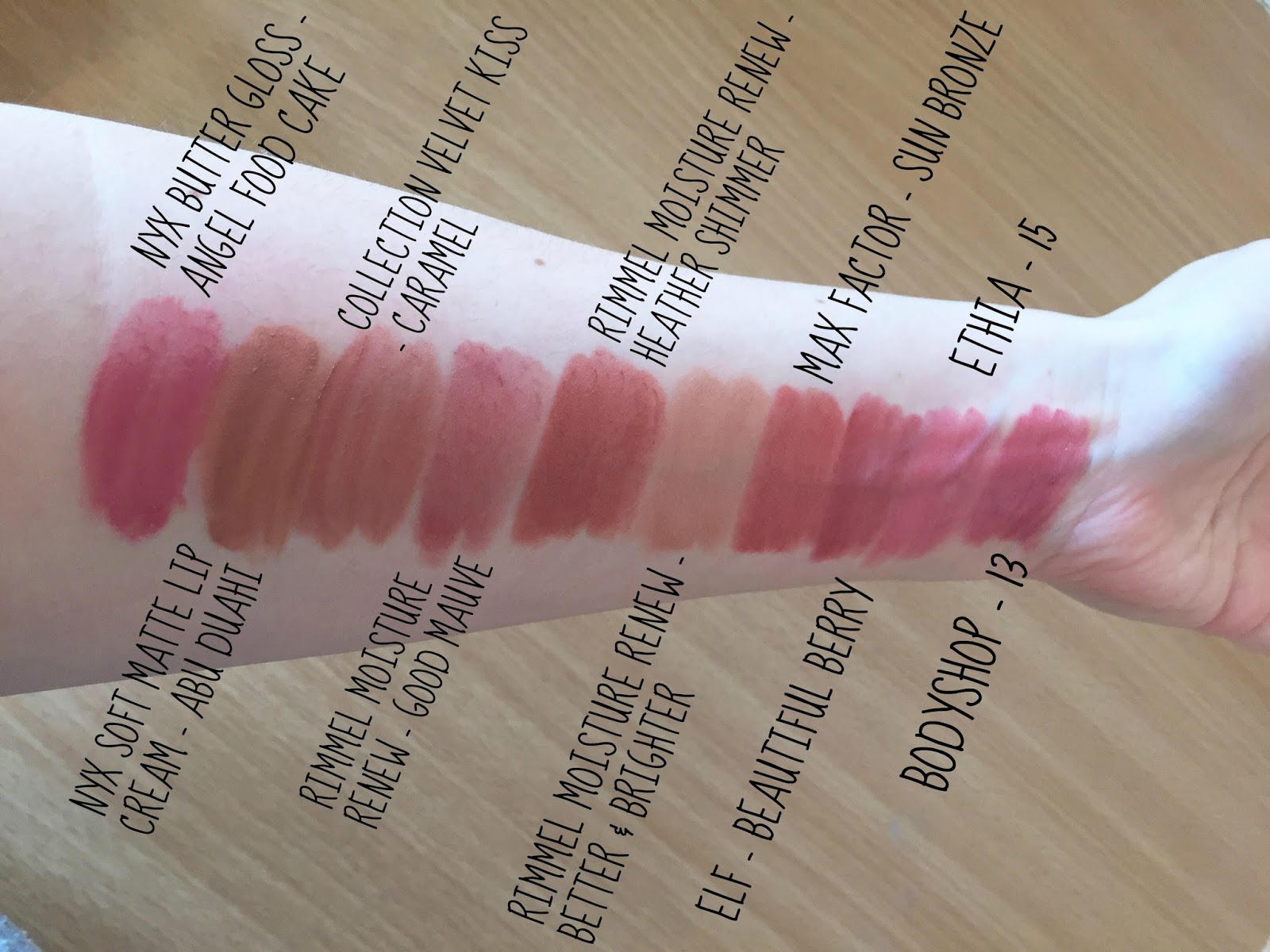 Lipstick Collection 2017 Chelsea Loves