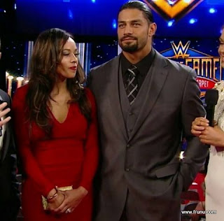 roman reigns and his wife galina images
