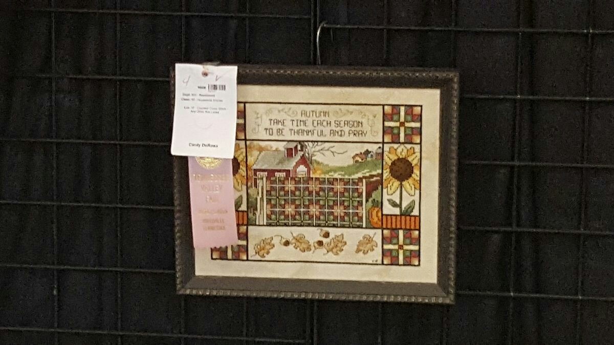 Cross Stitch Inspiration By Cindy DeRosa County fair and fall stitching