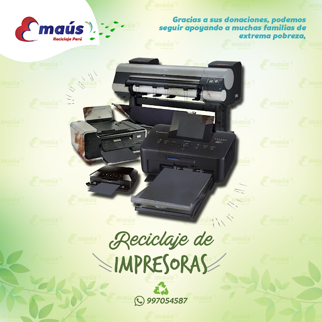 Reciclaje de impresoras - Emaús Reciclaje Perú