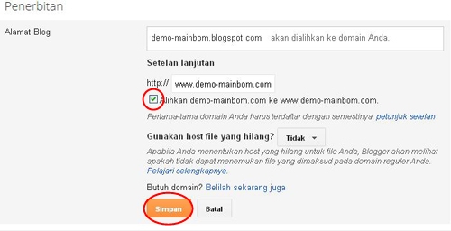 Cara Ganti Domain Blogspot Ke Domain Sendiri / Custom Domain untuk Blogspot Blogger Terbaru