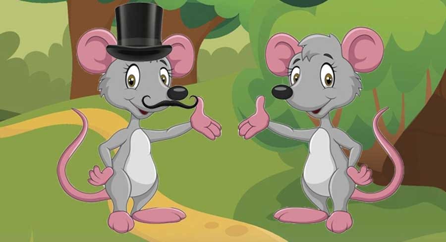 La historia de los dos ratones, un cuento sobre la soberbia