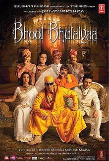 Bhool Bhulaiyaa 2007 Hindi 480P BRRip 450MB