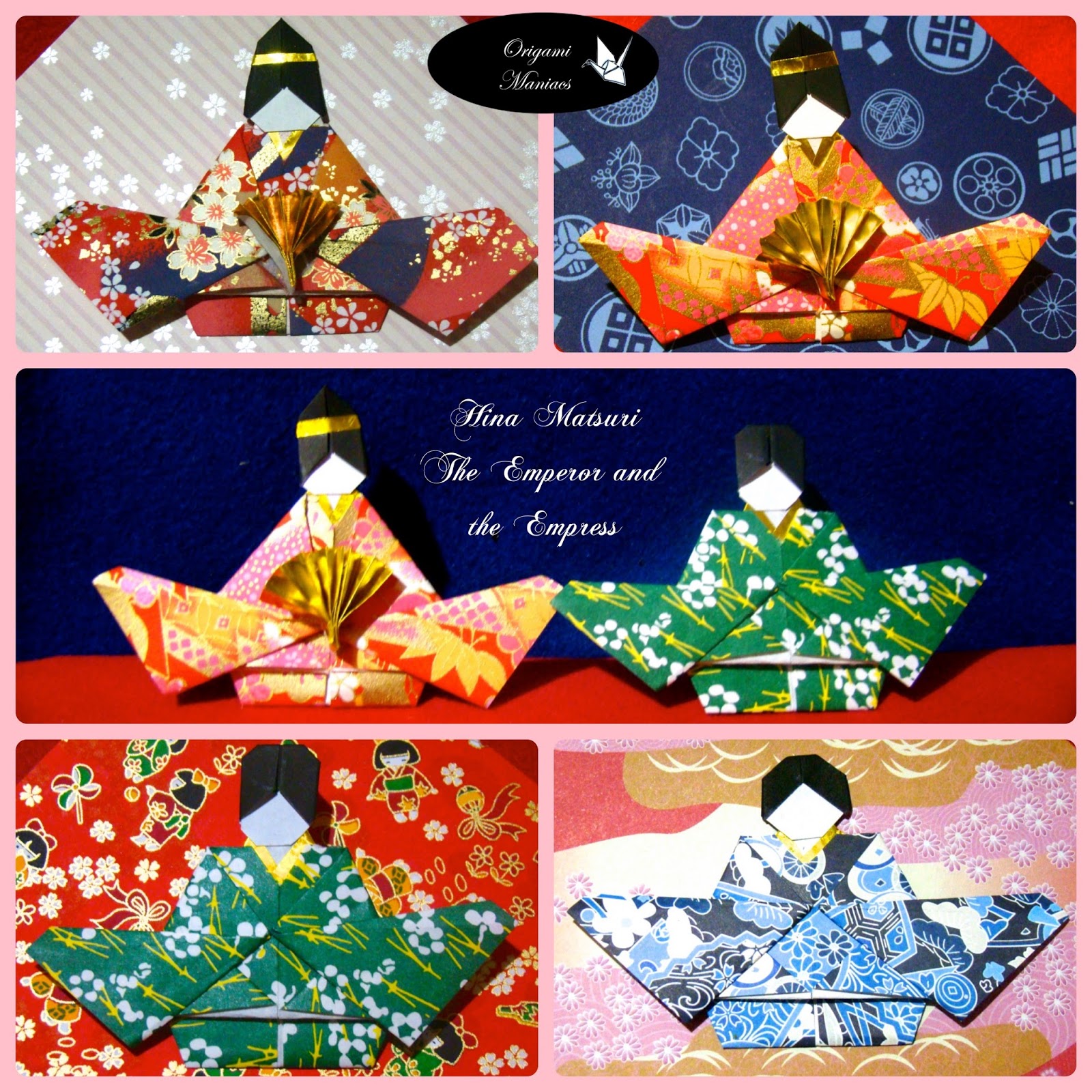 Origami Maniacs: Hina Matsuri Dolls
