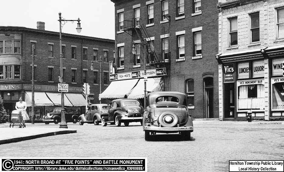 TOM GLOVER'S HAMILTON LIBRARY SCRAPBOOK LOCAL HISTORY WITH A PERSONAL TOUCH. 1941 NORTH BROAD