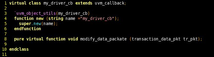 EDACafe: System Verilog UVM Callbacks: Development and Usage
