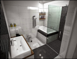 desain kamar mandi minimalis sederhana