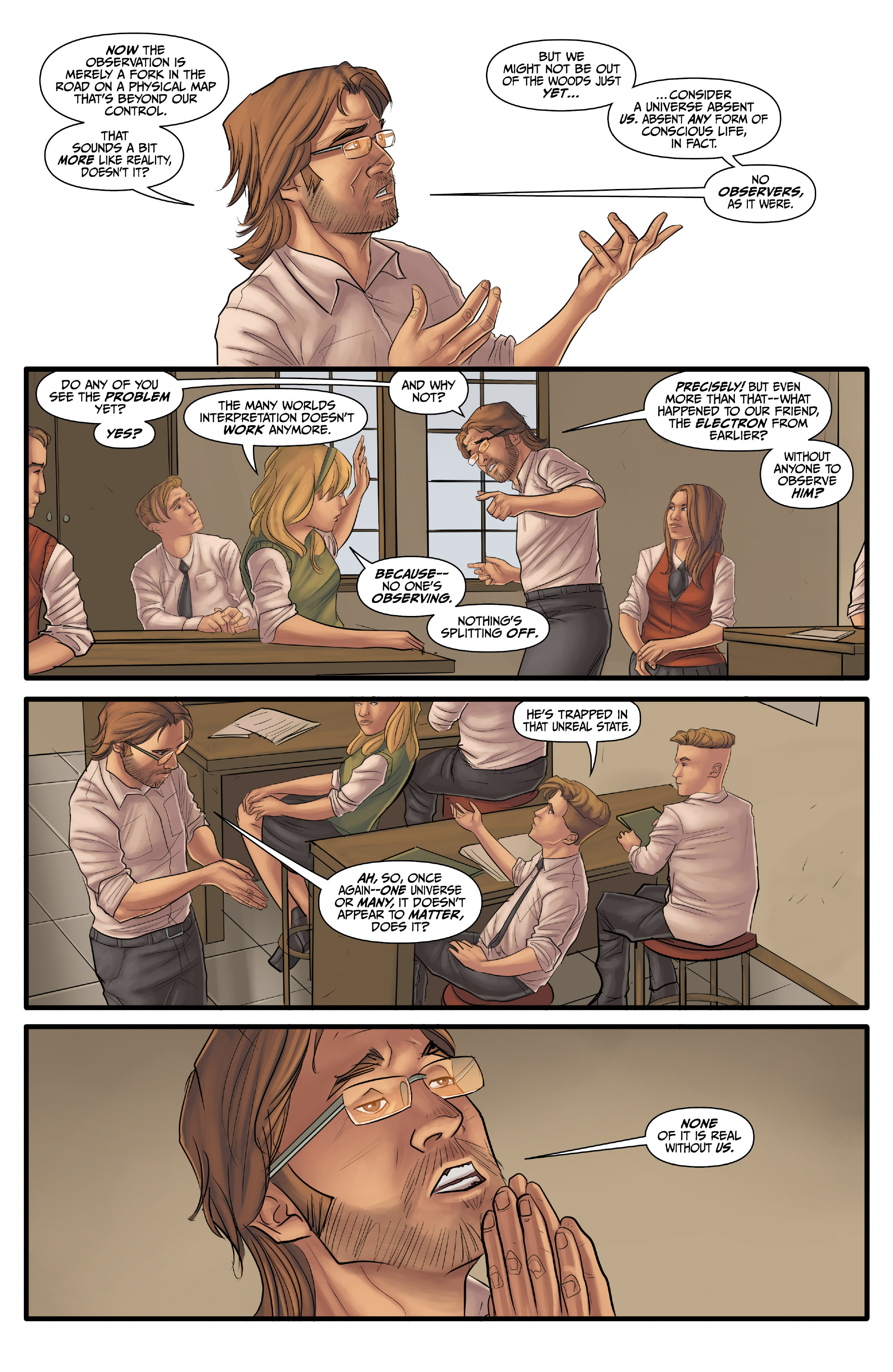 Read online Morning Glories comic -  Issue #40 - 14