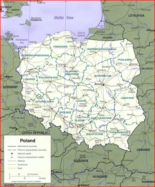 image: Poland Political Map