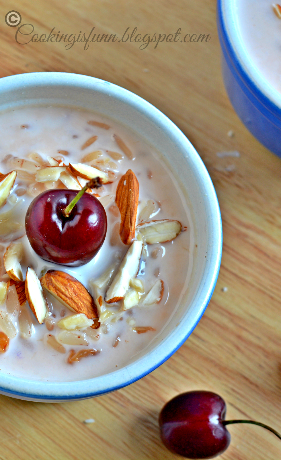 Cookingisfunn Cherry and Nuts Brown Rice Kheer