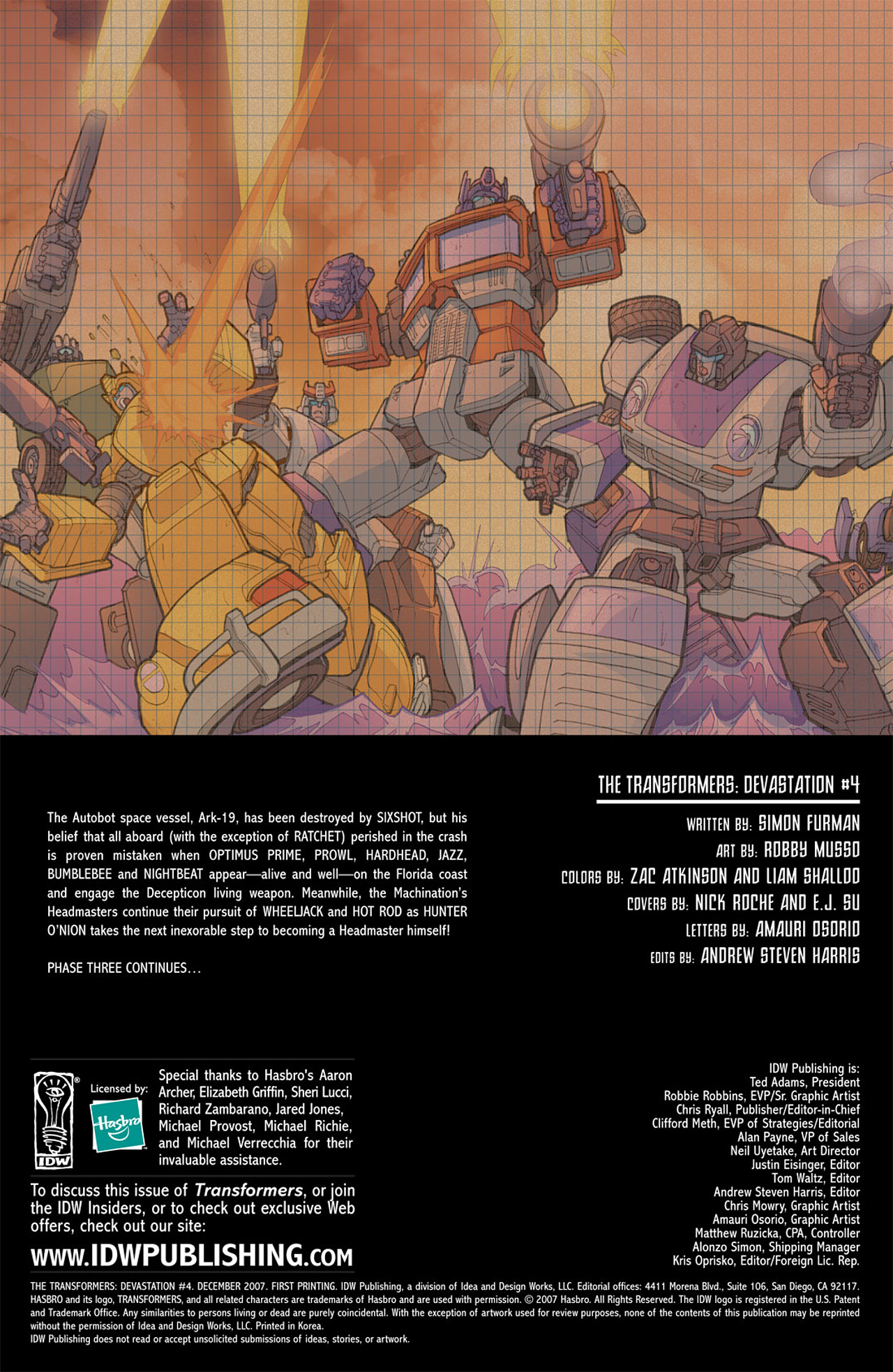 Read online The Transformers: Devastation comic -  Issue #4 - 4