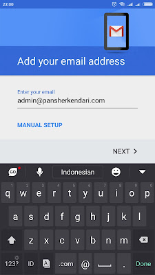 Cara Setting Email Hosting Plesk di Android - 1