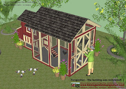 chicken coop plans building build s101 construction perspective completed