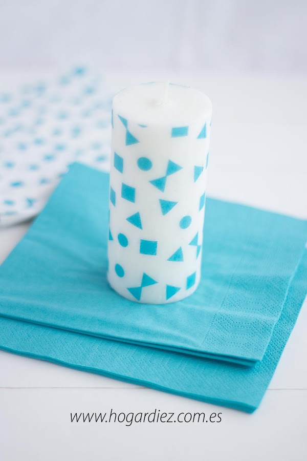 DIY vela personalizada