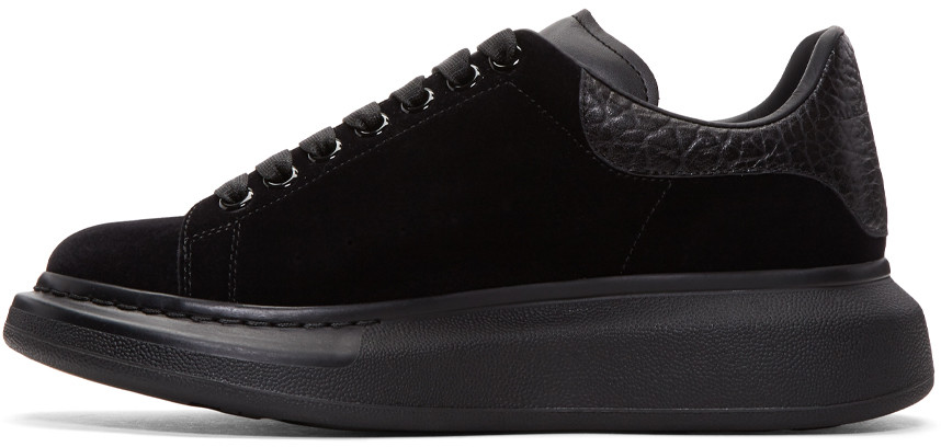 alexander mcqueen velvet black