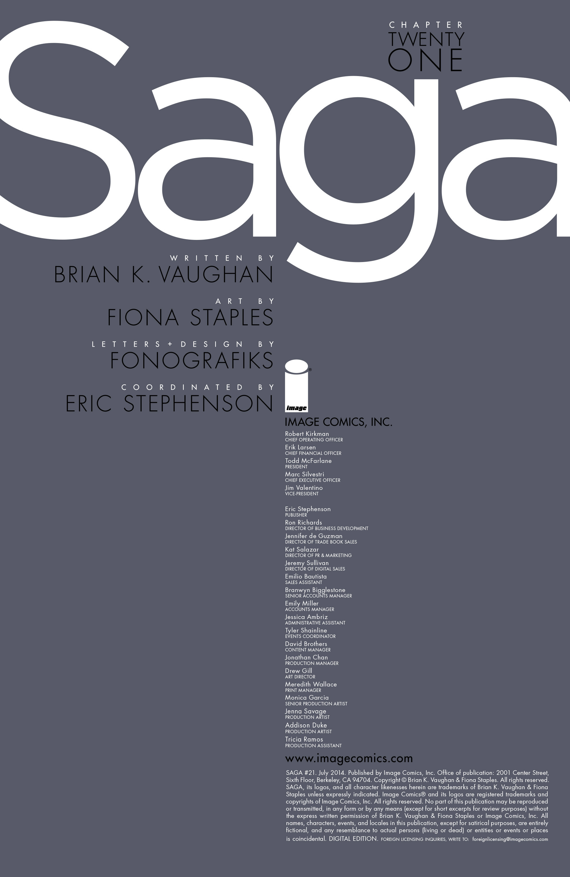 Saga issue 21 - Page 2