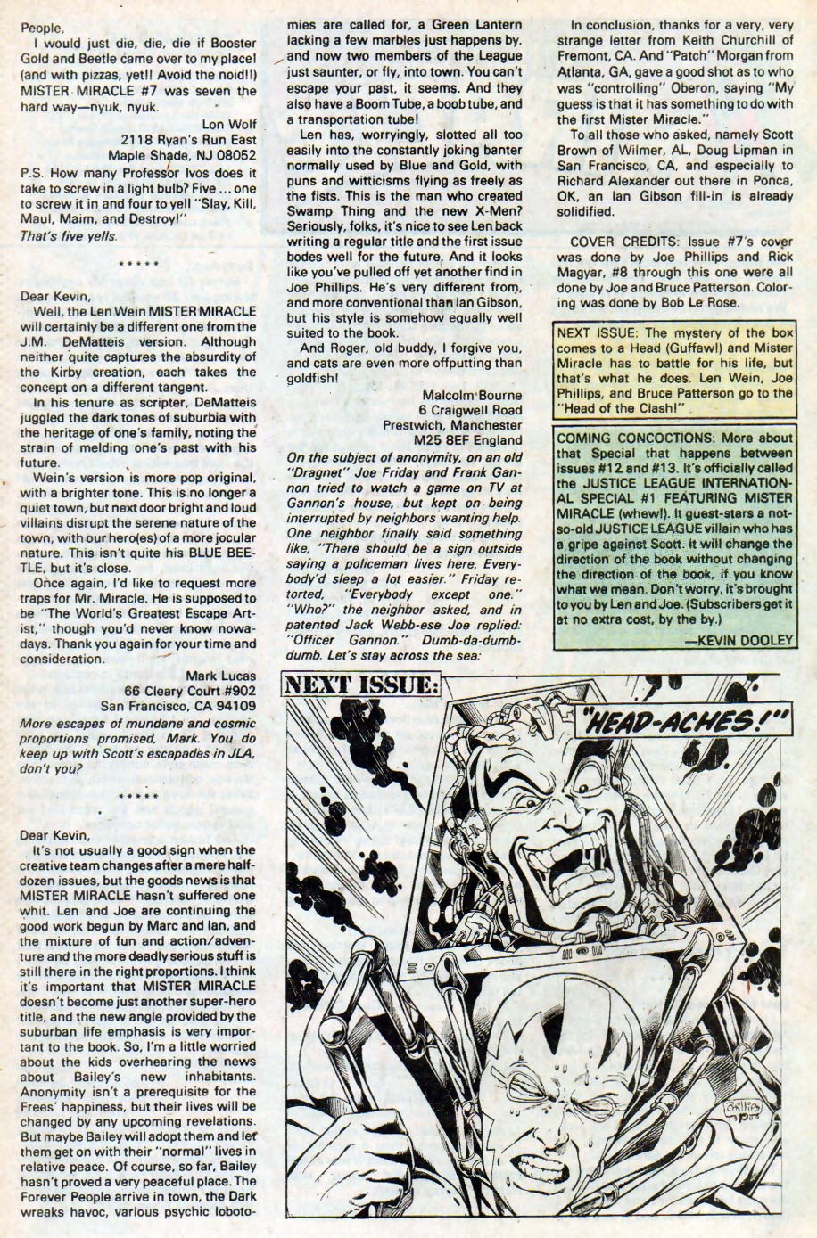 Read online Mister Miracle (1989) comic -  Issue #11 - 25