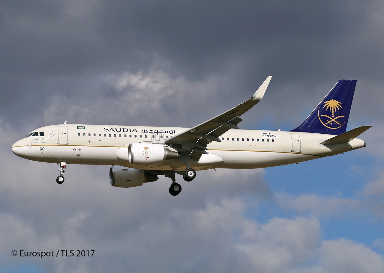 Airbus Hamburg Finkenwerder News: A320-214SL, Saudi Arabian Airlines ...