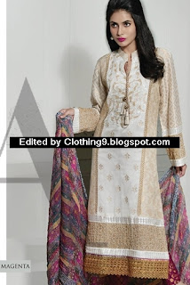 Vaneeza V lawn eid dress collection 2015