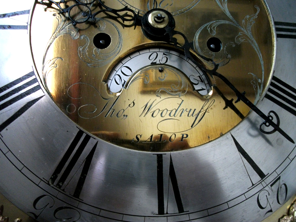 The Lothians A 1779 English Longcase Clock by Thomas Woodruff, Salop