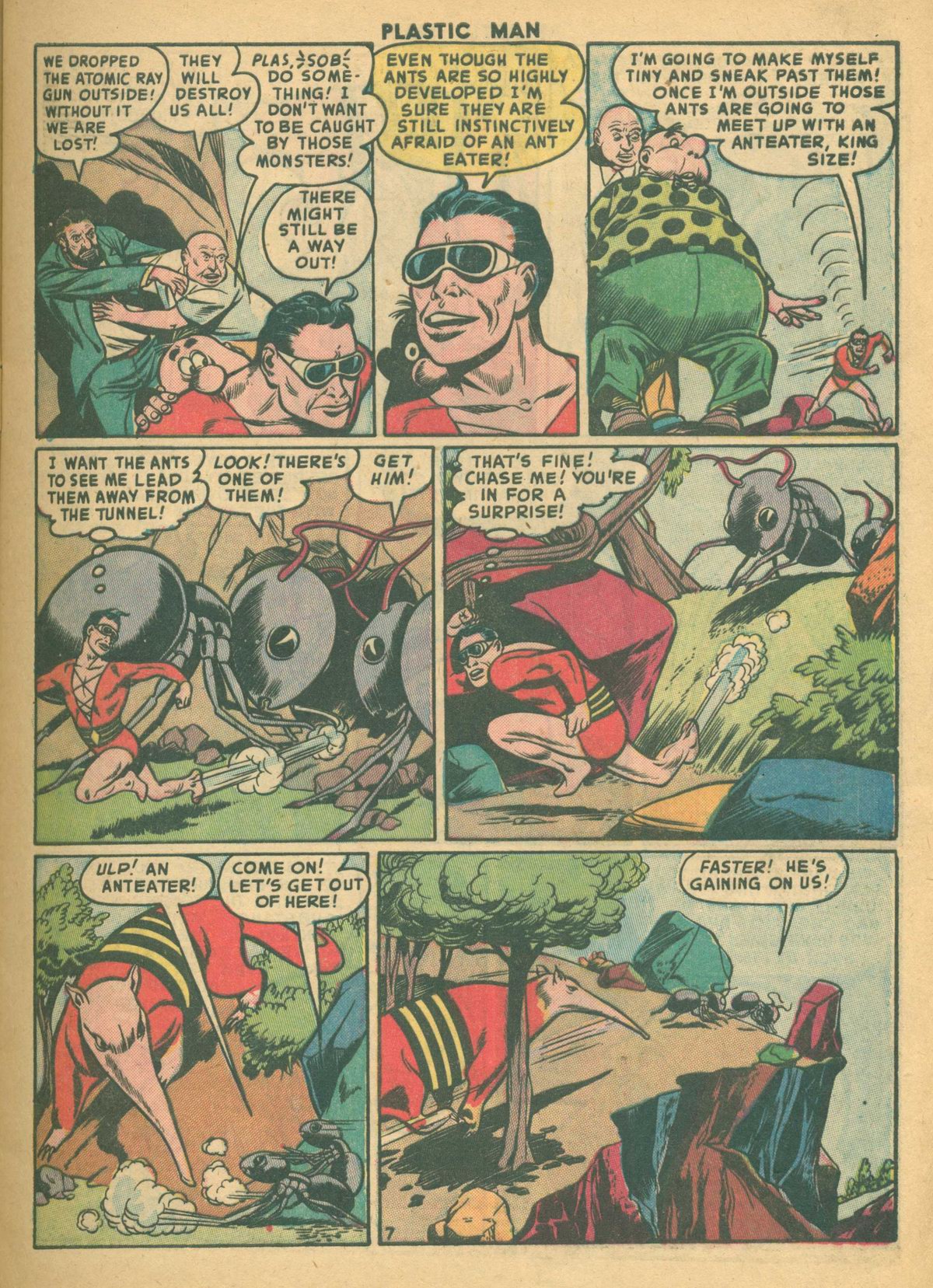 Read online Plastic Man (1943) comic -  Issue #37 - 9