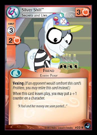 My Little Pony Silver Shill, Secrets and Lies High Magic CCG Card