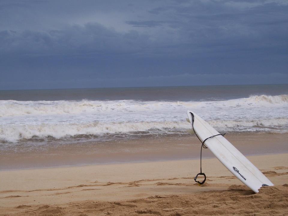 image result for white surfboard on shore beautiful Pacific ocean waves