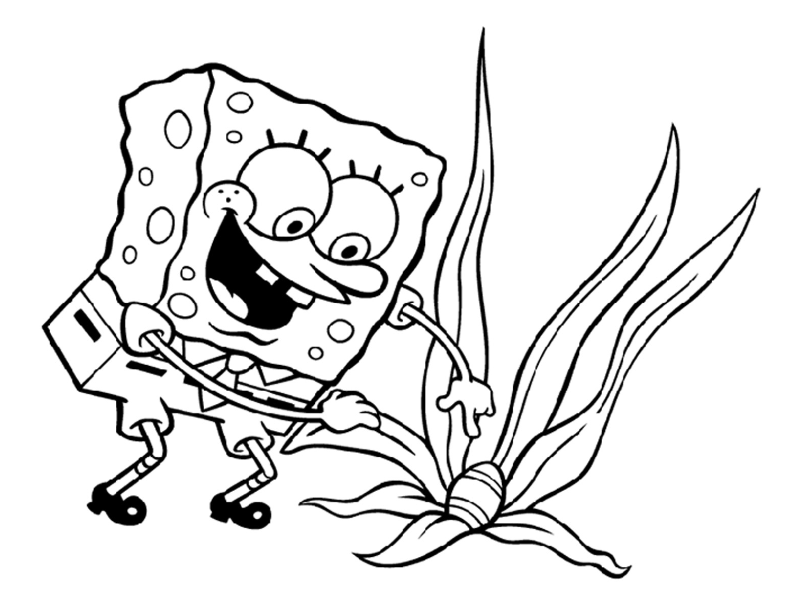 Sponge Bob Coloring Page ~ Child Coloring