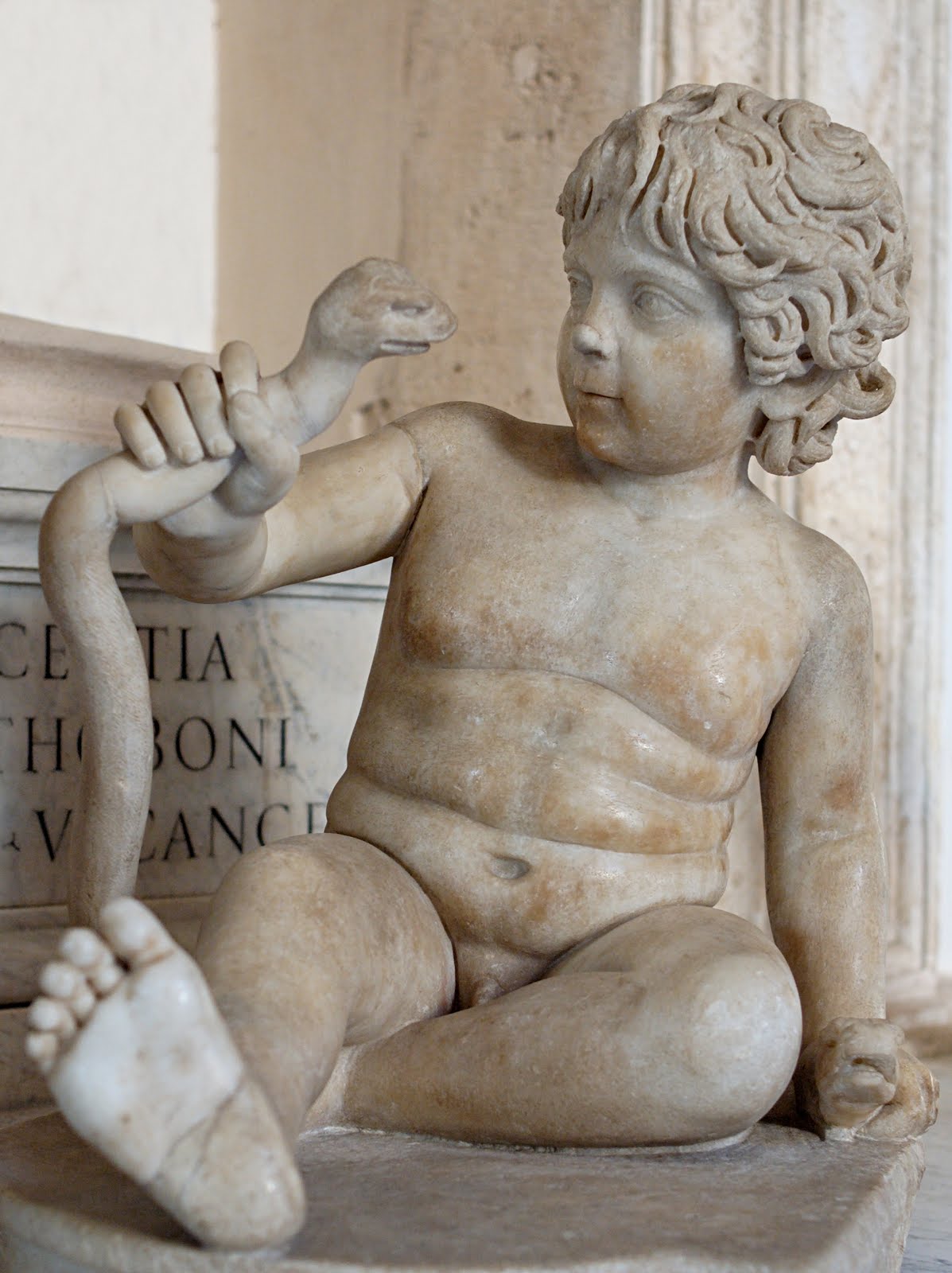 Infant Hercules with Snake