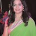 Singer Sunitha Hot Photos In Green Saree