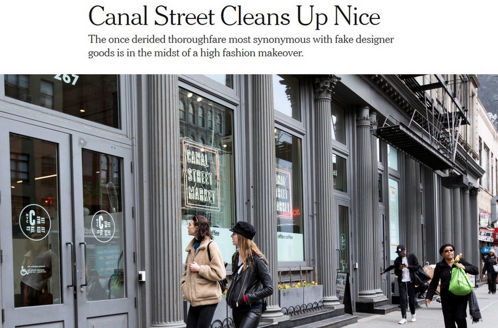 The Gentrification of Canal Street - The New York Times