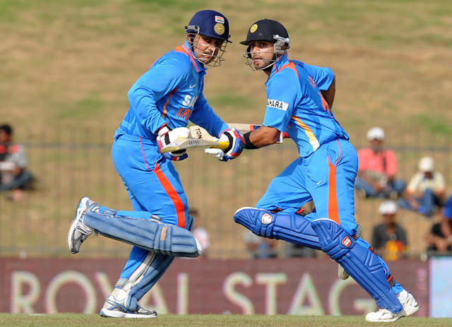 Sehwag and Kohli accelerated the Indian innings against Sri Lanka in the 1st ODI at Hambantota, 2012 | Planet "M"