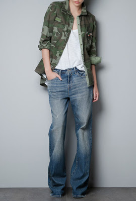 Tendencia camuflaje mujer Zara. Estilo otoño invierno - NATURAL DE MODA