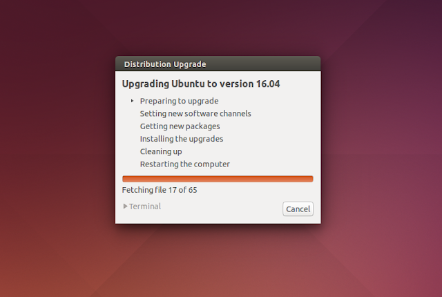 Como atualizar do ubuntu 14.04 LTS/15.10  pro 16.04 LTS sem formatar  9