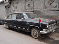Communist era limousine - Red Capital Restaurant, Beijing