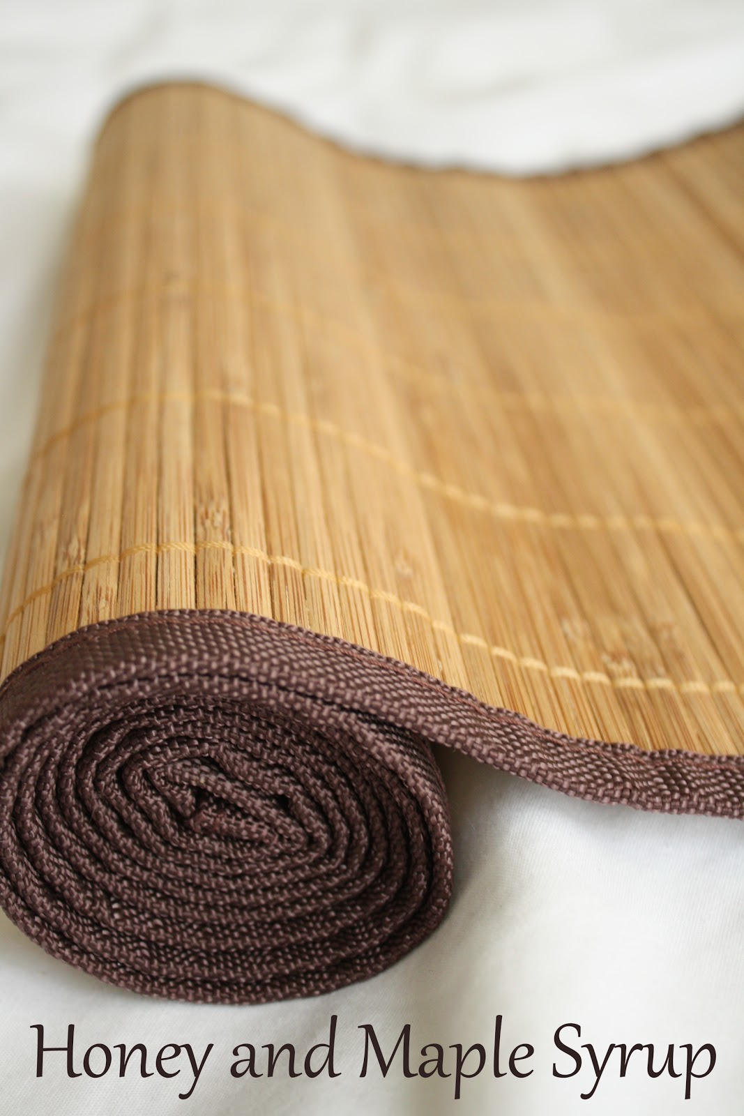 Honey and Maple Syrup Bamboo Table Runner