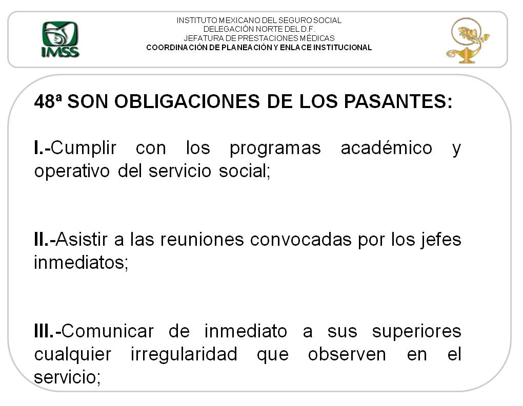 reglamento para pasantes de enfermería