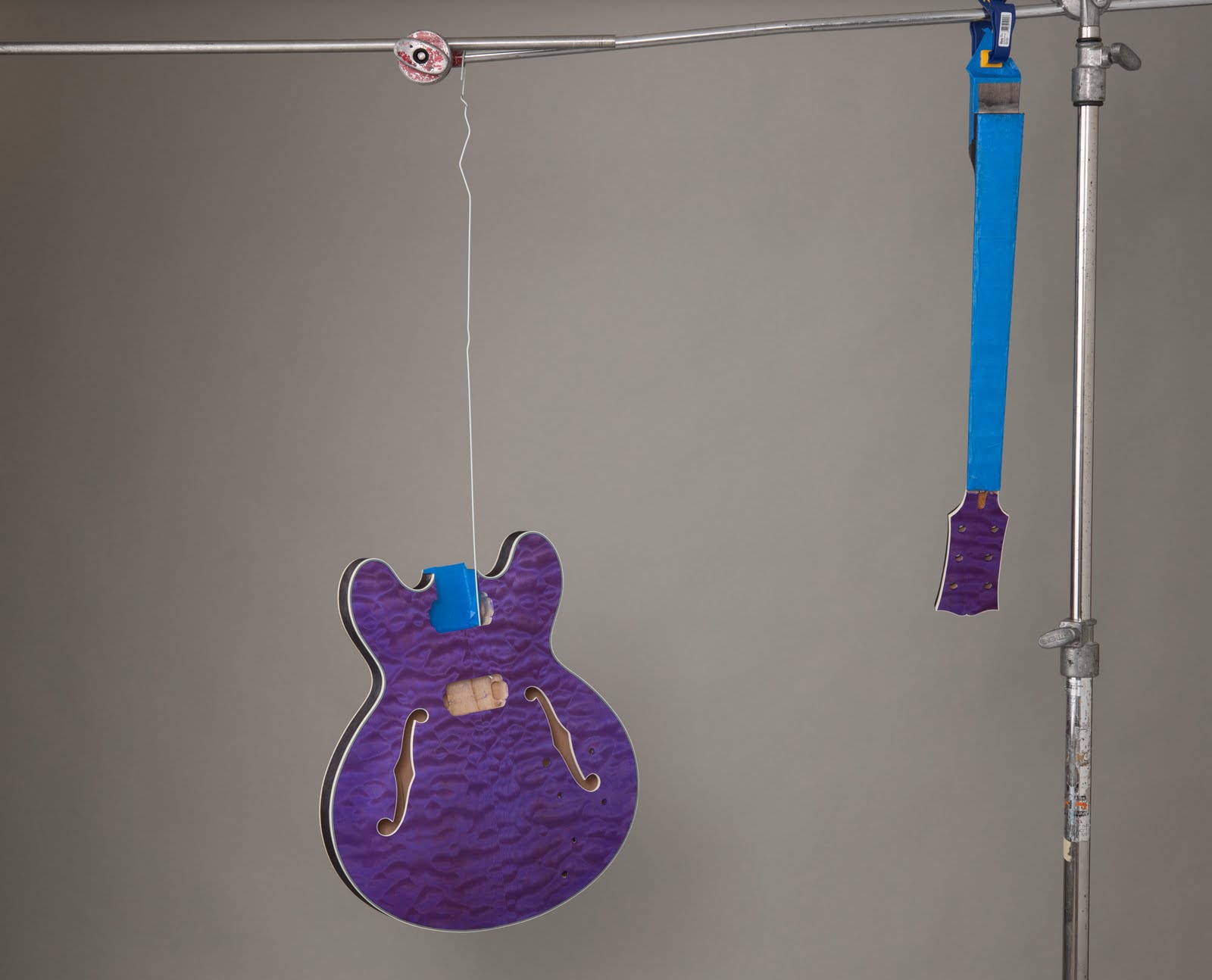 My First Guitar Build Sanding Sealer