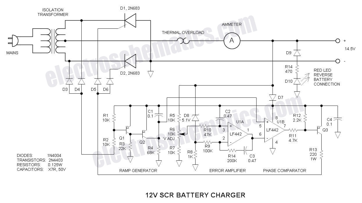 Scr Power Controller Circuit Diagram