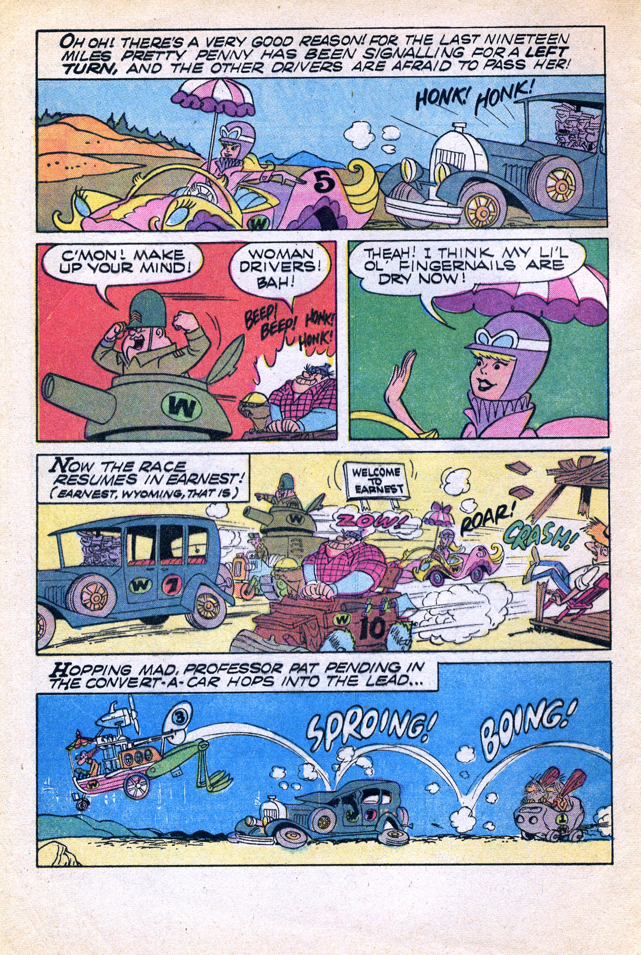Read online Hanna-Barbera Wacky Races comic -  Issue #4 - 3