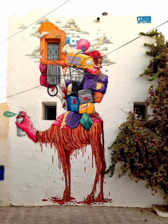 Le blog provisoire Graffitis en Tunisie à Djerba
